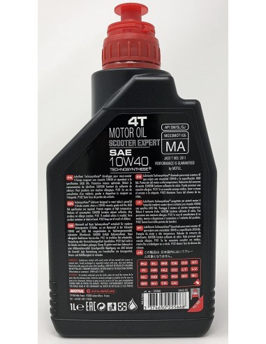 aceite motul scooter expert 4t 10w40 ma 1l 105960
