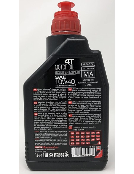 aceite motul scooter expert 4t 10w40 ma 1l 105960