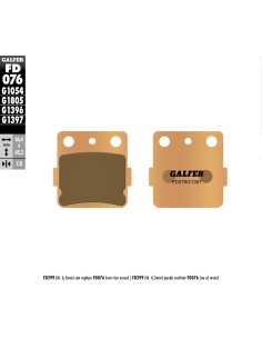 pastillas de freno moto galfer sinter quad fd076g1
