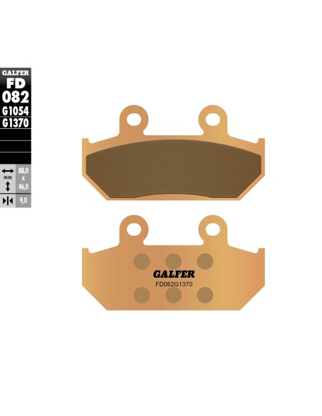 pastillas de freno moto galfer sinter street fd082
