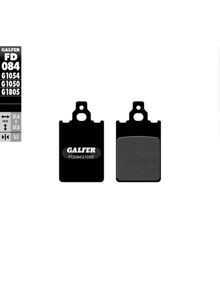 pastillas de freno moto galfer scooter fd084g1050