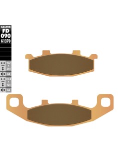 pastillas de freno moto galfer sinter street fd090