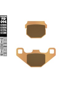 pastillas de freno galfer fd094g1396 sinterizadas off road para moto y pit bike