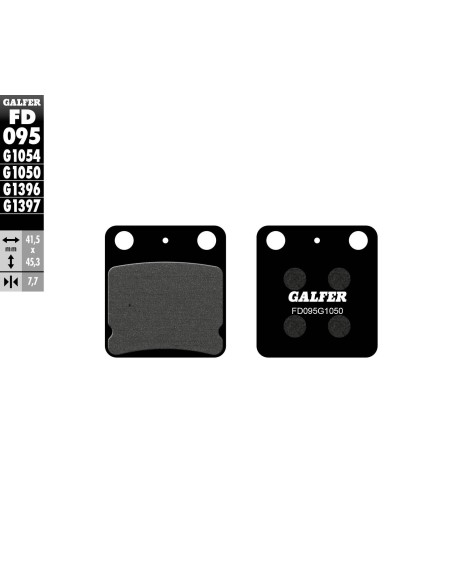 pastillas de freno moto galfer scooter fd095g1050