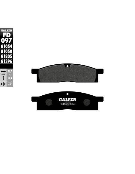 pastillas de freno moto galfer scooter fd097g1050