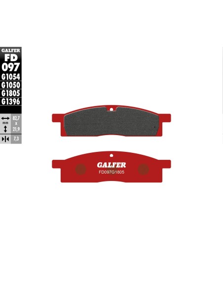 pastillas de freno moto galfer trial top fd097g180
