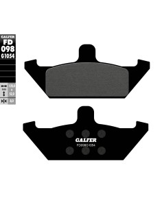 pastillas de freno moto galfer semi metal fd098g10