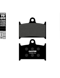 pastillas de freno moto galfer semi metal fd099g10