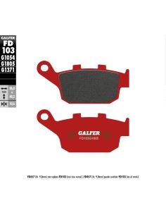 pastillas de freno moto galfer trial top fd103g180