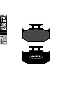pastillas de freno moto galfer semi metal fd114g10