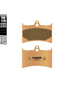 pastillas de freno moto galfer sinter street fd118