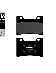 pastillas de freno moto galfer semi metal fd121g10