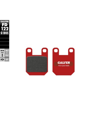 pastillas de freno moto galfer trial top fd122g180