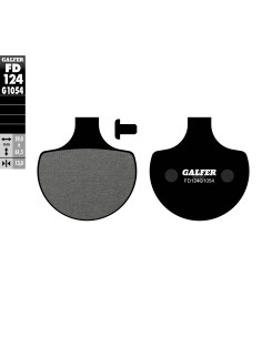 pastillas de freno moto galfer semi metal fd124g10