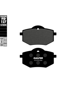pastillas de freno moto galfer semi metal fd127g10