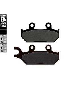 pastillas de freno moto galfer semi metal fd129g10