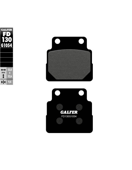 pastillas de freno moto galfer semi metal fd130g10