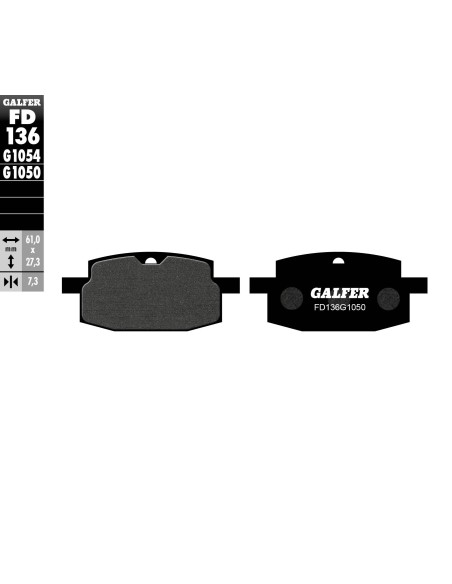 pastillas de freno moto galfer scooter fd136g1050