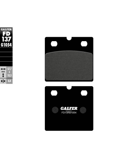 pastillas de freno moto galfer semi metal fd137g10
