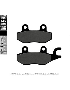 pastillas de freno moto galfer scooter fd145g1050