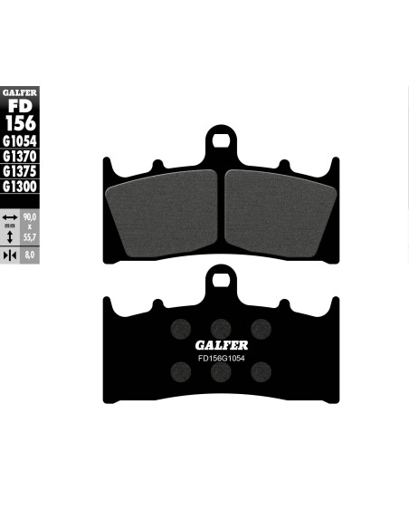 pastillas de freno moto galfer semi metal fd156g10