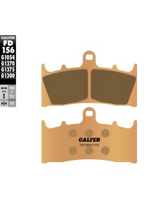 pastillas de freno moto galfer sinter street fd156