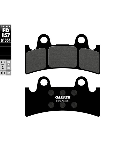 pastillas de freno moto galfer semi metal fd157g10