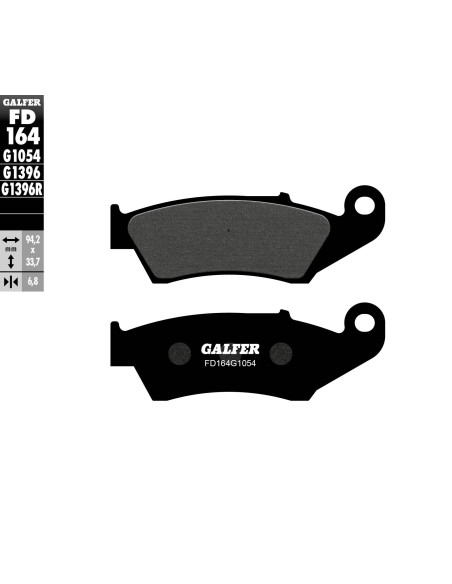 pastillas de freno moto galfer semi metal fd164g10