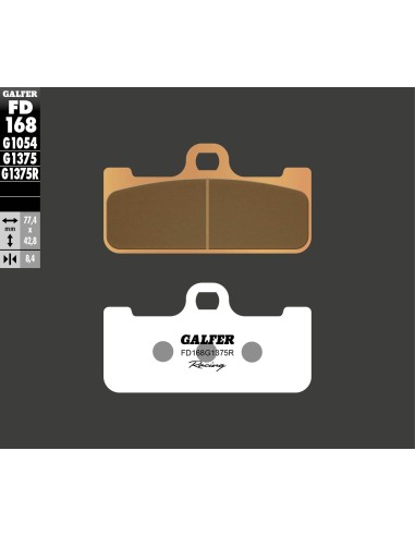 pastillas de freno moto galfer sinter sport r fd16