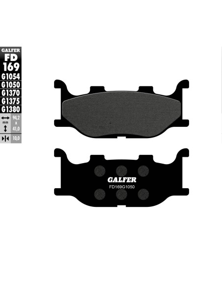 pastillas de freno moto galfer scooter fd169g1050