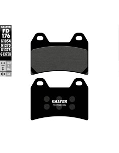 pastillas de freno moto galfer semi metal fd176g10