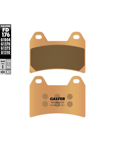 pastillas galfer fd176g1310 sinter racing