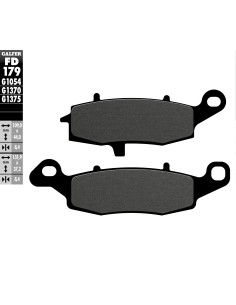 pastillas de freno moto galfer semi metal fd174g1054 delantero derecha trasero