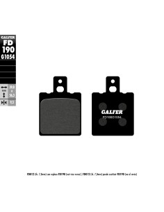 pastillas de freno moto galfer semi metal fd190g10