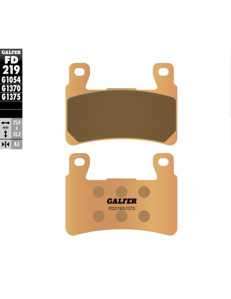 pastillas de freno moto galfer sinter street fd219
