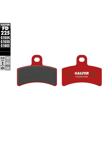 pastillas de freno moto galfer trial top fd225g180