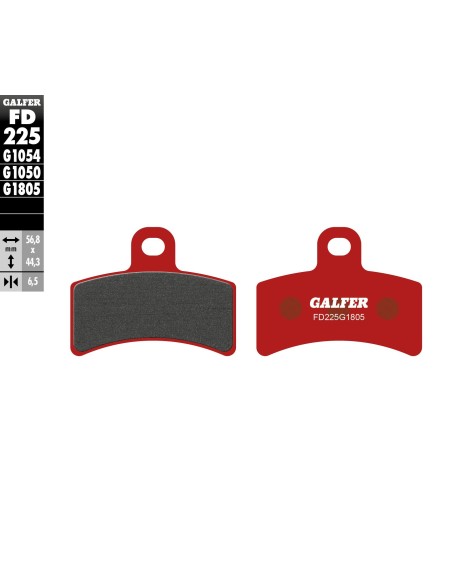 pastillas de freno moto galfer trial top fd225g180