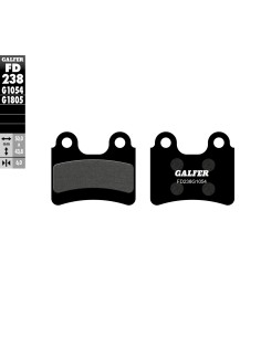 pastillas de freno moto galfer semi metal fd238g10