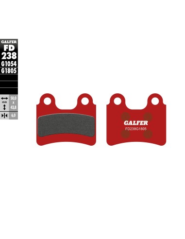 pastillas de freno moto galfer trial top fd238g180