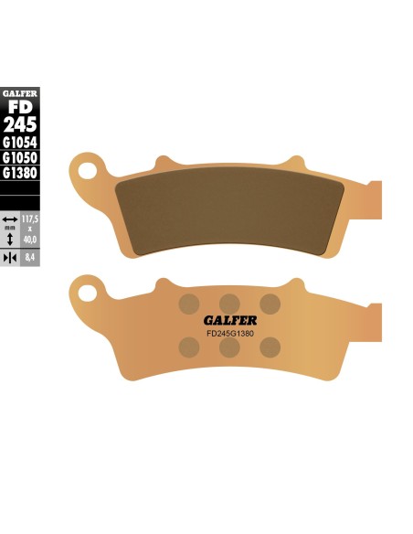 pastillas de freno moto galfer scooter fd245g1380