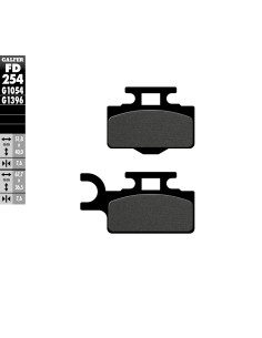 pastillas de freno moto galfer semi metal fd254g10