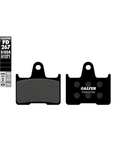 pastillas de freno moto galfer sinter street fd267