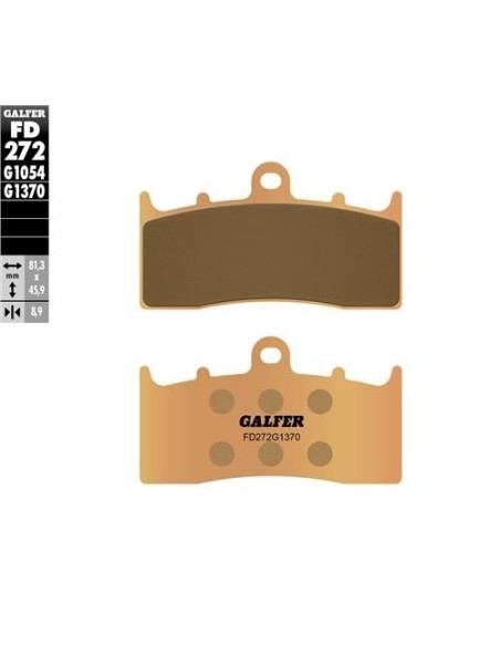 pastillas de freno moto galfer sinter street fd272