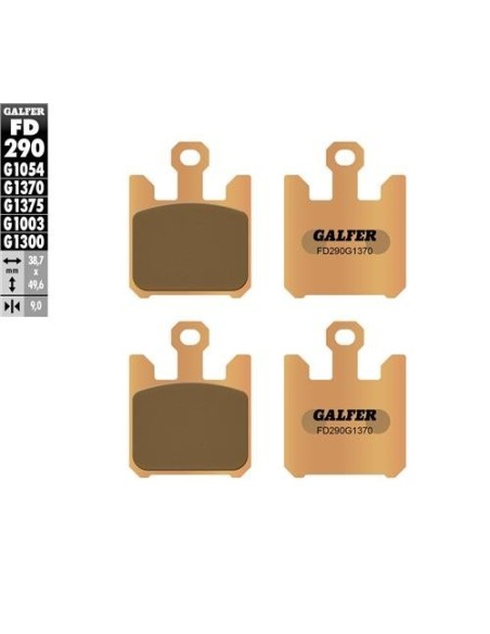 pastillas de freno moto galfer sinter street fd290