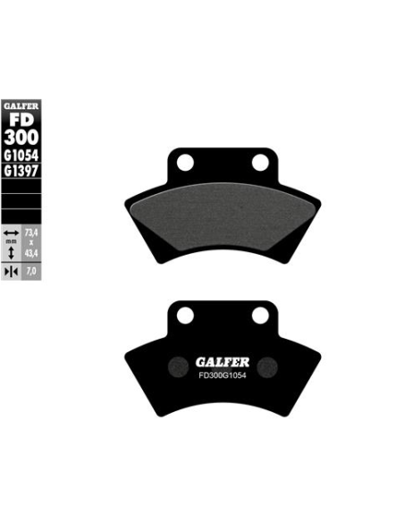 pastillas de freno moto galfer semi metal fd300g10