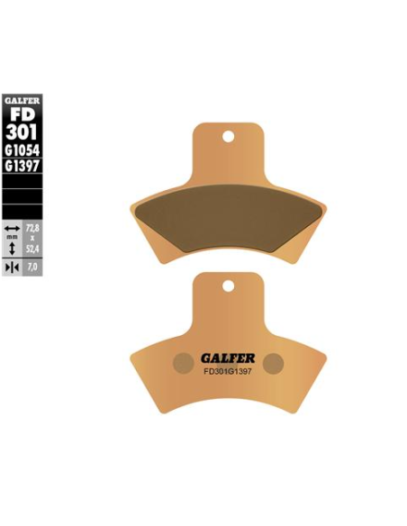 pastillas de freno moto galfer sinter quad fd301g1
