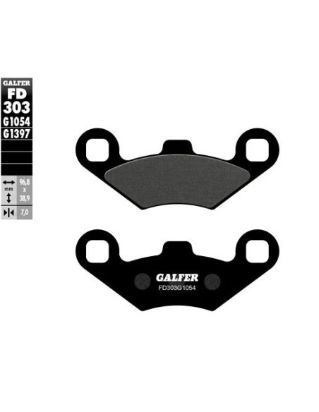 pastillas de freno moto galfer semi metal fd303g10