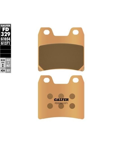 pastillas de freno moto galfer sinter street fd329