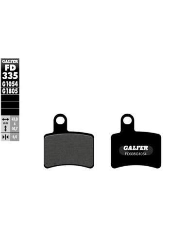pastillas de freno moto galfer trial top fd335g180