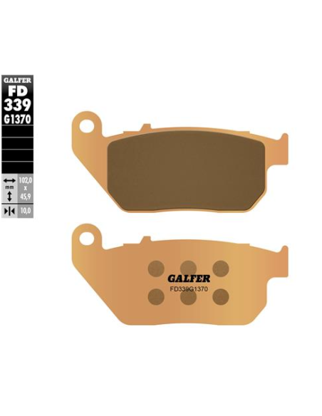 pastillas de freno moto galfer sinter street fd339